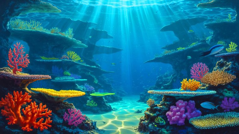 “This Is Deliberate Destruction”: Hawai’i’s Reefs Hit by Record Acid Surge as Locals Accuse Authorities of Sacrificing Ocean Life Illustration of Hawai‘i’s coral reefs facing ocean acidification, generated by artificial intelligence.