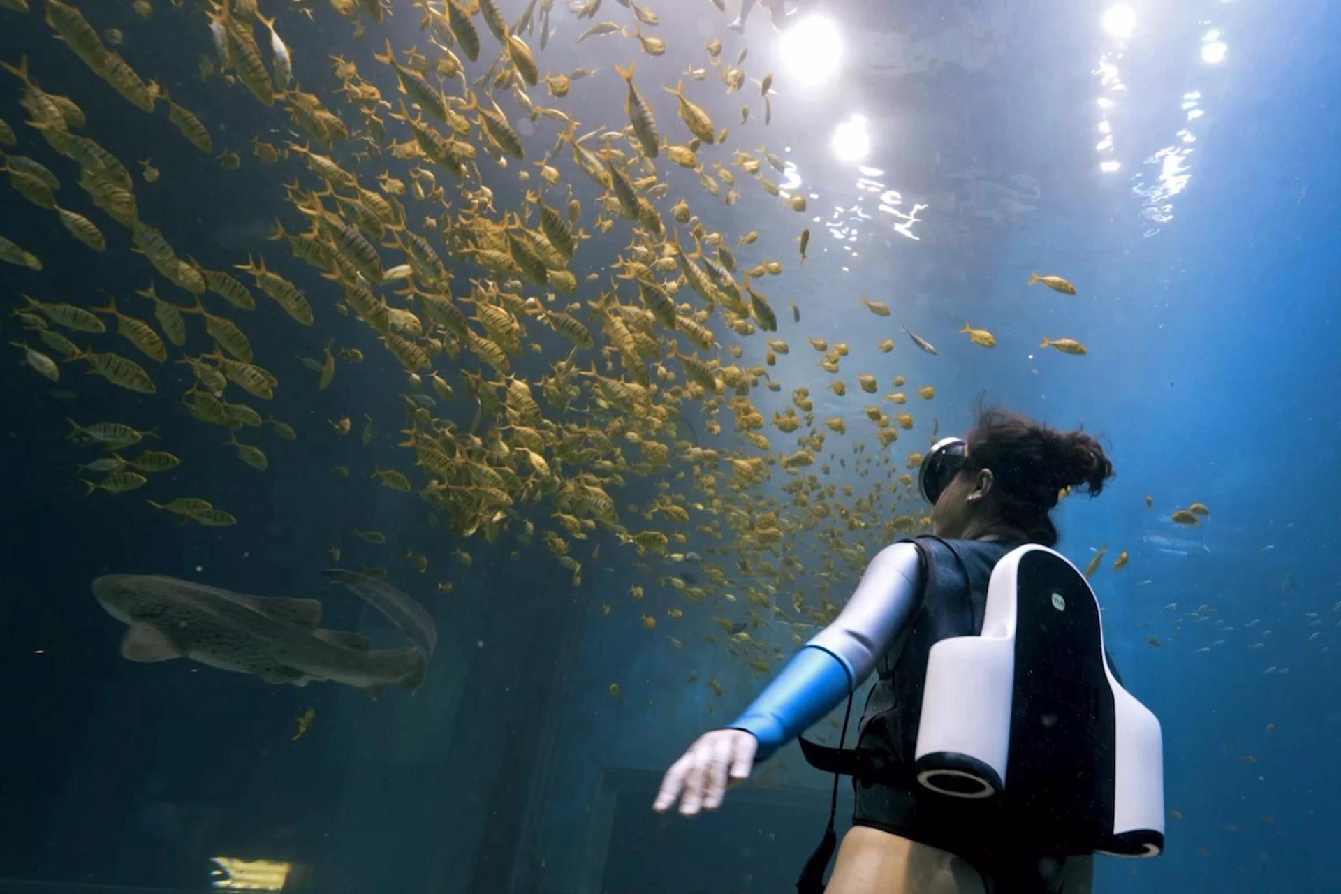 The XiaoTun underwater jetpack is currently featured on Kickstarter
