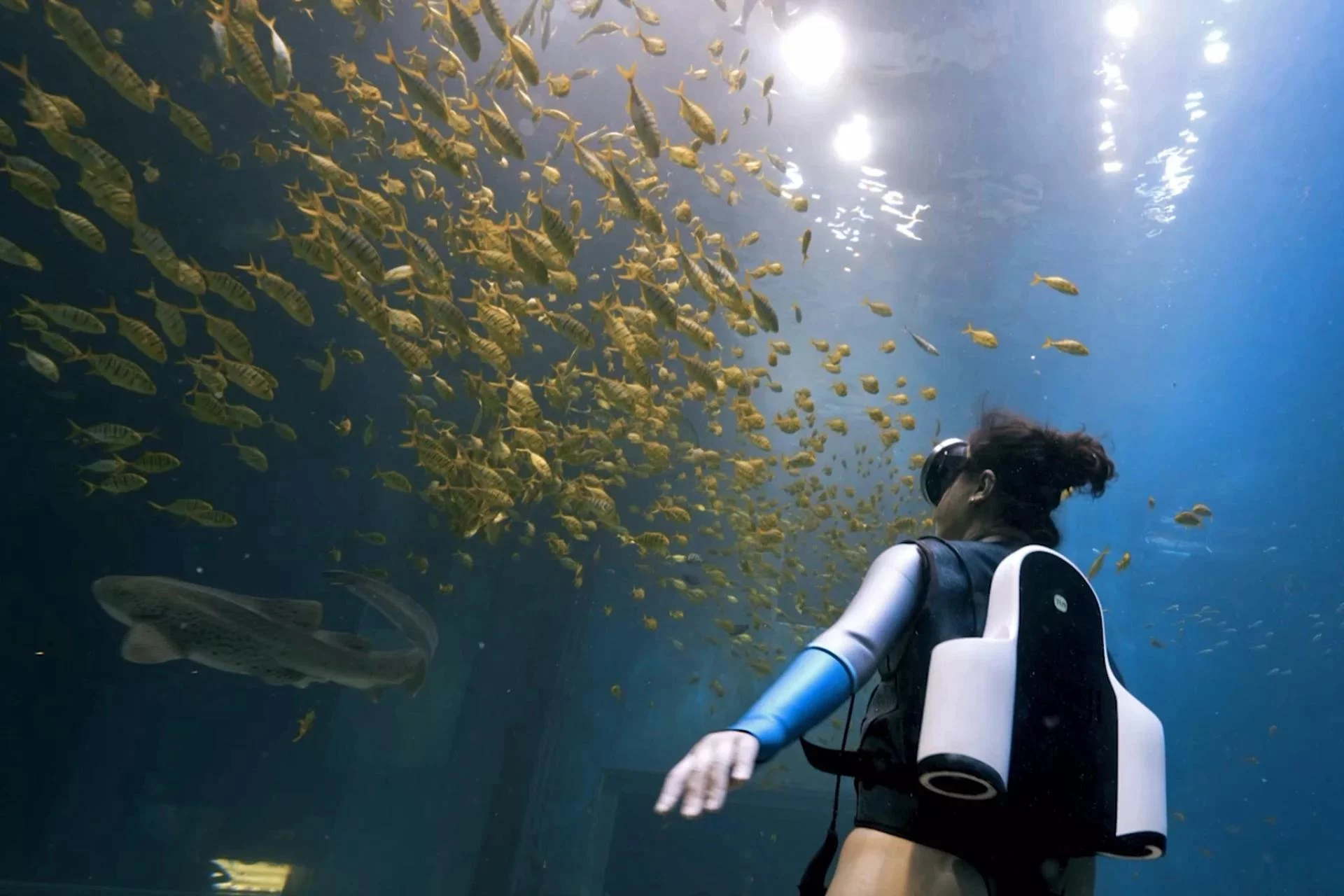 The XiaoTun underwater jetpack is currently featured on Kickstarter