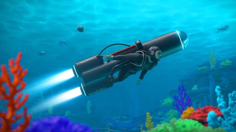 “Underwater Jetpack Shocked My Expectations”: XiaoTun’s $1,374 Kickstarter Device Makes High-Speed Ocean Exploration Possible for First-Time Adventurers Illustration of the XiaoTun underwater jetpack in action, showcasing its sleek design and capabilities, as an artificial illustration.