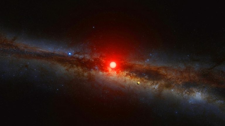 “This Shadow Revealed a Hidden World”: Scientists Use Einstein’s Theories to Uncover a Giant Planet Concealed 9,800 Light-Years Away Illustration of the discovery of exoplanet AT2021uey b using gravitational microlensing, created through artificial intelligence.