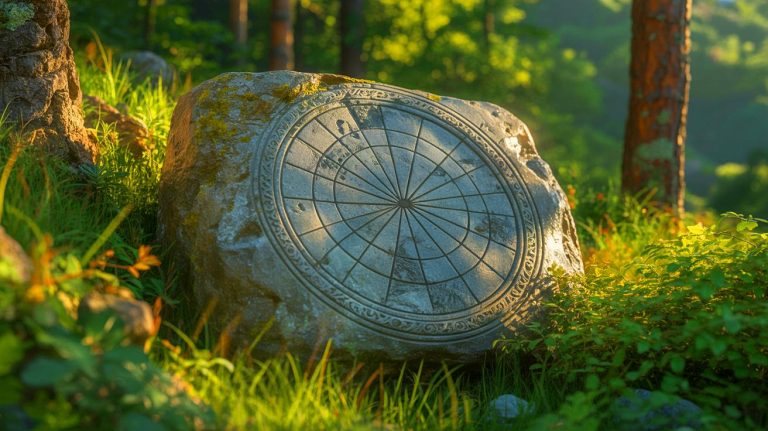 “They Etched the Sky Into Stone”: Mysterious Rock Found in Bulgarian Forest May Be the World’s First Star Map, Say Experts Illustration of the ancient stone in the Rhodope Mountains potentially depicting one of the oldest star maps, generated by artificial intelligence.
