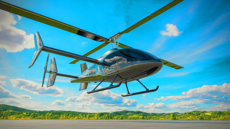 Illustration of the groundbreaking Cavorite X7, the world's first 'heli-plane,' showcasing its innovative design and capabilities. Image generated by AI.