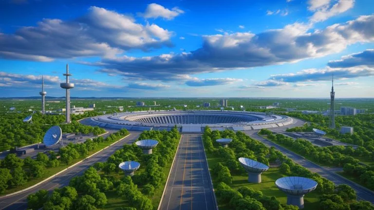 “These Images Will Keep You Awake at Night”: China’s Colossal Military Mega-Project Exposed as Satellite Photos Reveal a 1,200-Acre Fortress in the Making Illustration of China's colossal underground military command center near Beijing, generated by artificial intelligence.
