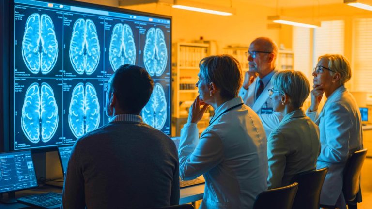 Pandemic Stress Shock: “Mind-Blowing Brain Shrinkage Without Illness” Found In Healthy Adults Raises Alarming Questions For Mental Health Worldwide Illustration of the accelerated brain aging effects observed during the COVID-19 pandemic.