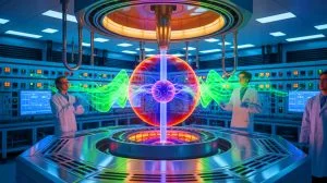 Illustration of the THOR window system achieving fusion ignition at Los Alamos National Laboratory.