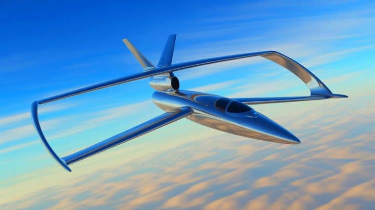 “China Tests Secretive Wings”: Beijing Pushes Risky Scissor-Wing Design As Military Fears Rise Over Hypersonic Drone Revival Illustration of an oblique wing aircraft concept being explored by Chinese engineers.