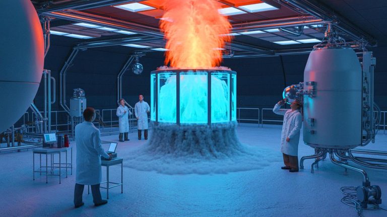 NASA Reveals Terrifying “Alien Life Secrets” as Icy Moon Volcanoes Simulate Extraterrestrial Worlds Illustration of cryovolcanic activity simulation on icy moons such as Europa and Enceladus.