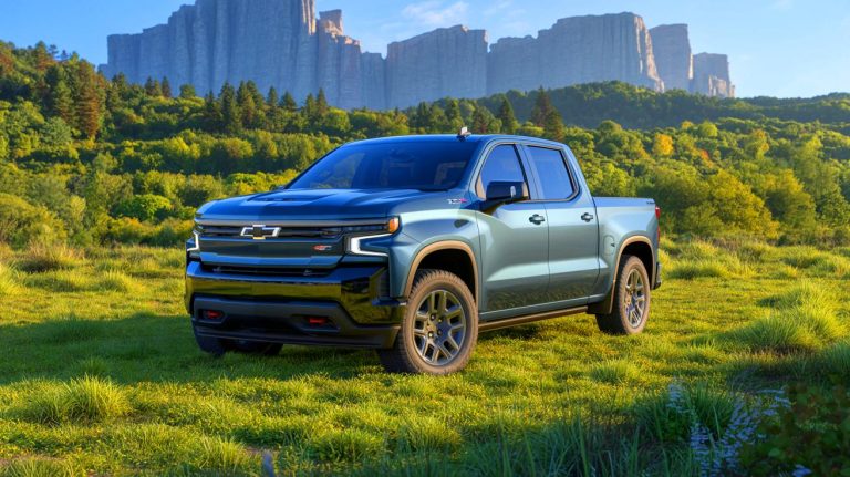 “Speedometer Barely Moved, Battery Wouldn’t Quit” as Chevy Silverado EV Shatters 1,059-Mile Single-Charge Record Illustration of General Motors' Chevy Silverado EV achieving a record-breaking 1,059-mile range on a single charge.