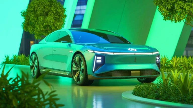 “Tesla Faces Total Collapse”: This New Electric Car With 930-Mile Miracle Battery Threatens to Upend the Global Auto Market Illustration of Changan's electric vehicle featuring a revolutionary solid-state battery technology.