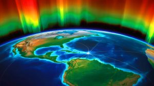 “Ground Cracks Like Splintered Glass”: NASA Sounds the Alarm as Massive Anomaly Rips Across Earth From Forces Buried Deep Beneath the Surface Illustration of the South Atlantic Anomaly affecting Earth's magnetic field and space technology.