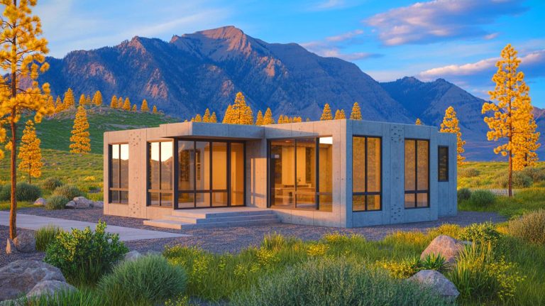 “Colorado Prints Houses in 16 Days”: Fire-Resistant Concrete Homes Built Layer by Layer While COBOD Robot Creates 1,100 Square Feet Illustration of 3D-printed fire-resistant homes built in Colorado.
