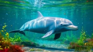 “They Are Eating Plastic”: Scientists Reveal Every Indus River Dolphin Tested Carried Microfibers As Pollution Threatens Survival Of Fewer Than 2,000 Left Illustration of microplastic particles found in the digestive system of an Indus River dolphin.