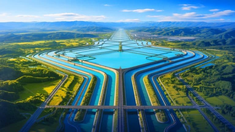 “We’re Moving Entire Rivers Across 2,700 Miles”: China’s $70 Billion Water Transfer Project Becomes World’s Largest Infrastructure Undertaking To Save Northern Cities Illustration of China's South-North Water Transfer Project highlighting its vast network of canals and infrastructure.