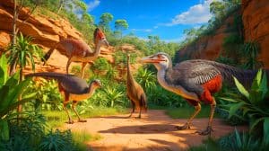 “Scientists Dig Up 18-Million-Year Monster”: Ancient Bird Discovery Shocks Paleontologists While Evolution Theory Crumbles Illustration of a superb lyrebird in Victoria, Australia.