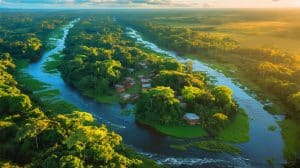 “The Amazon Stops 30 Deadly Diseases”: Indigenous Forests Shield Millions While Brazil Burns Everything For Cattle Farms Forever Illustration of the Amazon rainforest highlighting its role in protecting public health and indigenous lands.