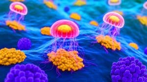 “Jellyfish Proteins Are Quantum Computers”: Scientists Turn Marine Animals Into Living Qubits While University Hides Breakthrough From Public Illustration of fluorescent proteins being used as biological qubits within living cells.