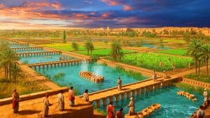 Ancient Tides May Have Sparked Humanity’s First Urban Civilization, Revealing a New Perspective on Our Origins Illustration of ancient Sumerian civilization shaped by natural tidal forces and environmental dynamics.