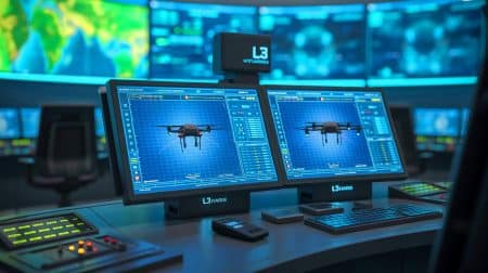 Illustration of the L3Harris Technologies' Vampire System in Action Against Unmanned Aerial Threats.