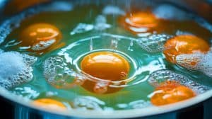 “The Egg’s Secret Shield”: Science Reveals Why a Pinch of Salt Can Seal Cracks Mid-Boil—But Won’t Save You From a Nightmare Peel Illustration of the science behind adding salt to boiling eggs for improved cooking results.