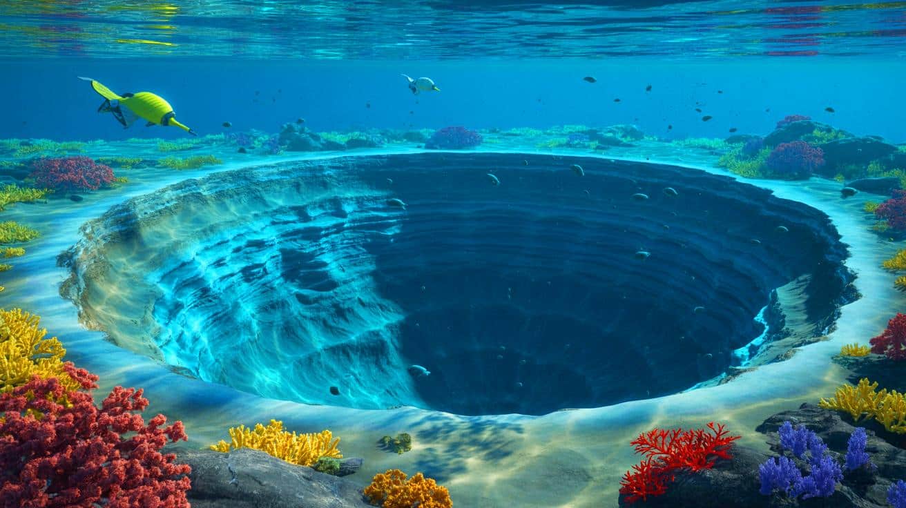 Hidden Asteroid Crater Revealed: Stunning 3D Image Uncovers Atlantic’s 5-Mile Wide Geological Secret