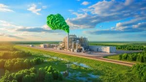 “It’s Like Erasing a City’s Emissions”: This $200 Million Carbon Project in Manitoba Aims to Pull CO₂ Straight Out of the Sky Illustration of a Carbon Removal Facility in Southwestern Manitoba.