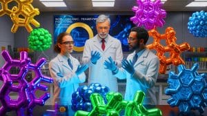 “It’s Like Magic, But Real”: This Nobel-Winning Discovery Traps Gases Inside Tiny Crystals (and Could Help Save the Planet) Illustration of the 2025 Nobel Prize in Chemistry winners, Susumu Kitagawa, Richard Robson, and Omar M. Yaghi.