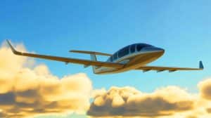“They’re Finally Flying Without Fuel”: These Electric Planes Are Quietly Redefining Air Travel and Could End Jet Pollution Forever Illustration of Electric Aircraft Flying in the Sky.
