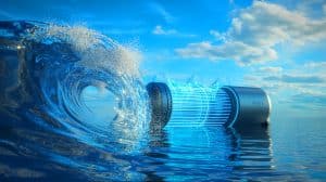 “This Could Power Every Ship at Sea”: This Tiny Canadian Invention Turns Ocean Waves Into Endless Clean Energy (and It’s Already Working) Illustration of Voltai’s innovative wave-powered generator transforming ocean motion into clean electricity.