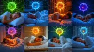 Illustration of the intricate connections between sleep profiles and health outcomes.