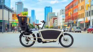 “Parents Are Ditching Cars for This”: The New Urban Arrow Breeze Ebike Redefines Family Travel (and It’s Taking Over City Streets Fast) Illustration of the Urban Arrow Breeze long-tail cargo ebike designed for versatile urban transportation.