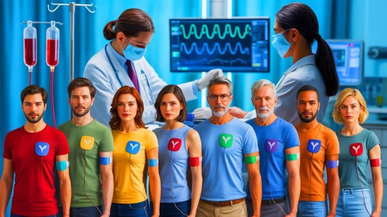 “It’s in Your Blood”: This Hidden Type Quietly Raises Your Stroke Risk Before 60 (and You Might Have It) Illustration of Blood Type and Stroke Risk Relationship.