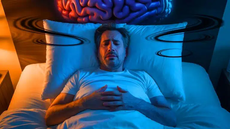 “This Is Terrifying”: Frequent Nightmares May Secretly Signal Early Dementia (and Men Face the Highest Hidden Risk) Illustration of the connection between frequent nightmares and increased dementia risk.