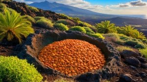 Ancient Crop Discovery in Canary Islands Reveals Insights into 2,000-Year-Old Agricultural Practices and Human Adaptation Illustration of ancient lentils discovered in the Canary Islands highlighting their 2,000-year-old genetic continuity and climate adaptation.
