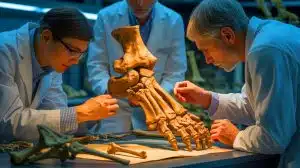 Ancient Foot Discovery Reveals a Hidden Human Cousin, Changing Our Understanding of Early Human Evolution Illustration of the Burtele foot fossil linked to Australopithecus deyiremeda.