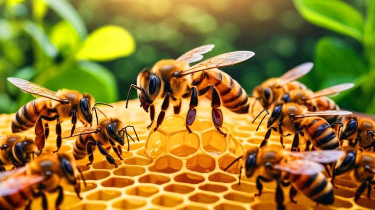 Bees Replace Queens for Unexpected Reasons, Challenging Our Understanding of Colony Dynamics and Hierarchy Illustration of a honey bee colony undergoing the process of supersedure due to viral infections in the queen.