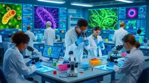 Saving Microbes Could Transform Global Conservation Efforts: Unveiling Their Crucial Role in Ecosystems and Human Health Illustration of the global initiative to protect microbial biodiversity led by the Microbial Conservation Specialist Group.