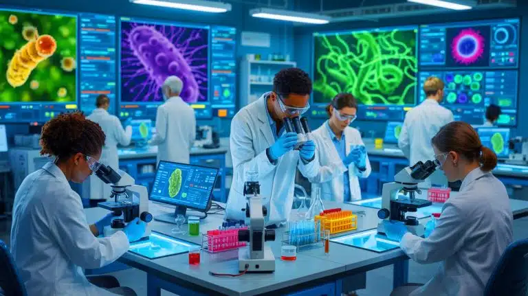 Saving Microbes Could Transform Global Conservation Efforts: Unveiling Their Crucial Role in Ecosystems and Human Health Illustration of the global initiative to protect microbial biodiversity led by the Microbial Conservation Specialist Group.