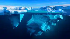 Illustration of Antarctic Bottom Water's influence on global climate shifts during the last Ice Age.