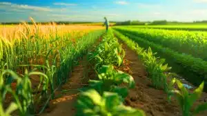 Illustration of crops potentially benefiting from genetic modifications for self-fertilization.