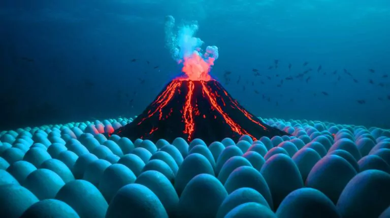 Underwater Volcano Reveals Thousands of Giant Live Eggs: A Shocking Discovery That Will Terrify and Fascinate Everyone