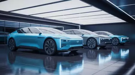 Illustration of Li Auto's 2025 lineup of revamped L-series EREVs with cutting-edge features. Image generated by AI.